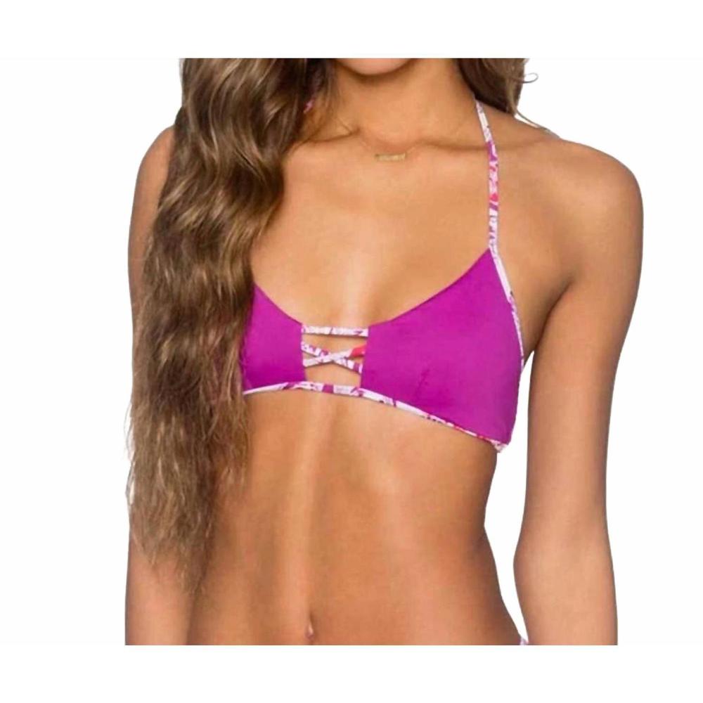 NEW B SWIM b. beach side top in alana palm